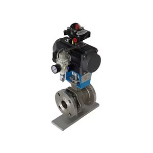 Customizable Pneumatic Flange Ball Valve with Limit Switch & Actuator