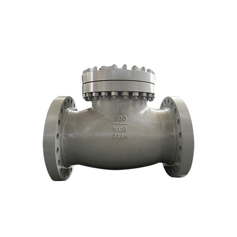 DIN 3356 Swing Check Valve, ASTM A216 WCB, 18 IN, CL600, RF