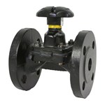 Ductile Iron GGG40 Diaphragm Valve, BS 5156, DN40, PN10, RF