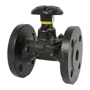 Ductile Iron GGG40 Diaphragm Valve, BS 5156, DN40, PN10, RF