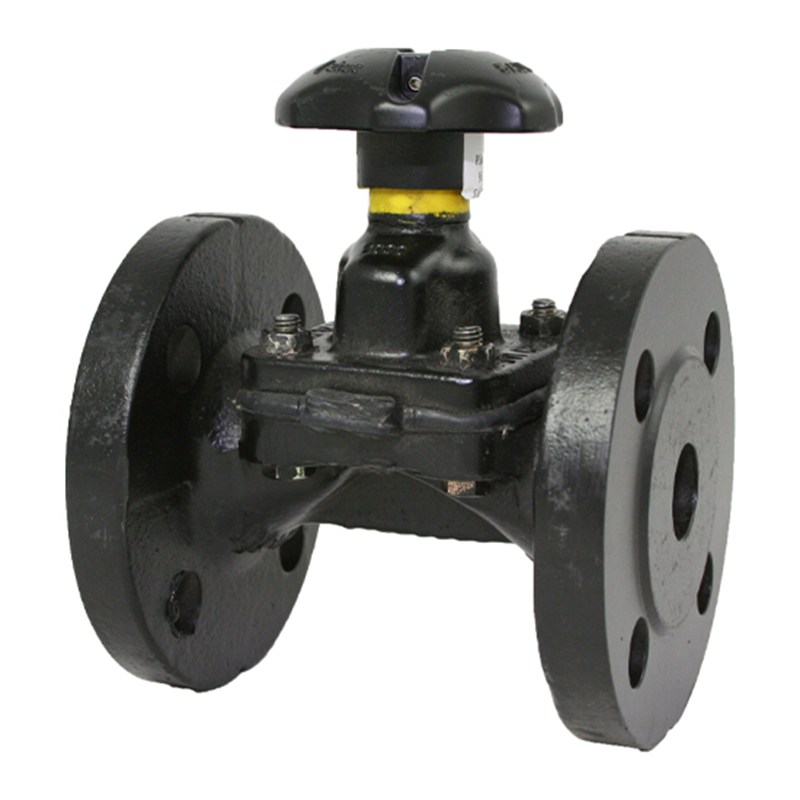 Ductile Iron GGG40 Diaphragm Valve, BS 5156, DN40, PN10, RF