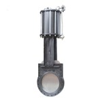 Ductile Iron GGG40 Knife Gate Valve, 20 IN, CL150, Pneumatic