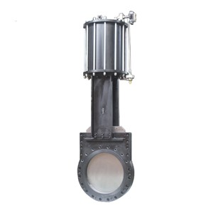 Ductile Iron GGG40 Knife Gate Valve, 20 IN, CL150, Pneumatic