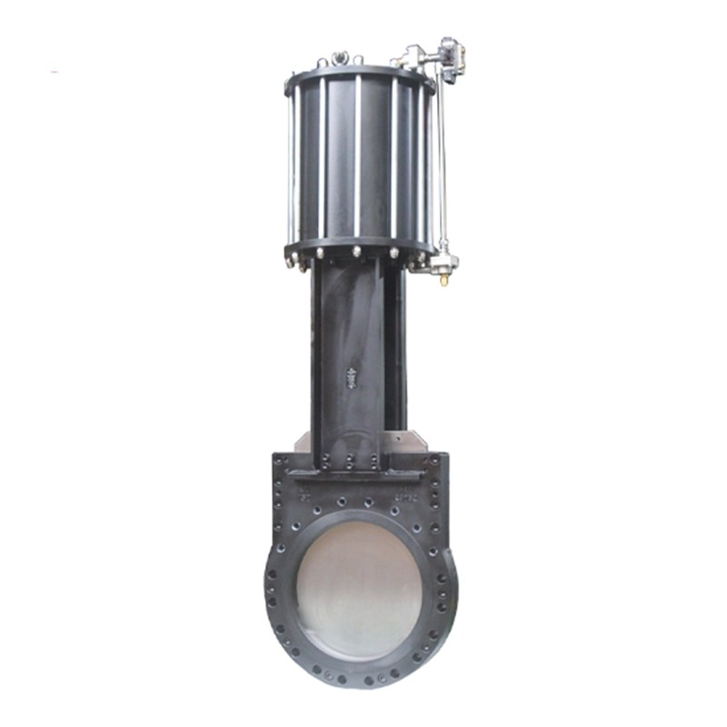 Ductile Iron GGG40 Knife Gate Valve, 20 IN, CL150, Pneumatic