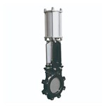 Ductile Iron GGG40 Knife Gate Valves, DN300, PN10, Pneumatic