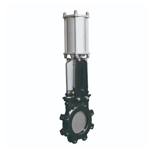 Ductile Iron GGG40 Knife Gate Valves, DN300, PN10, Pneumatic