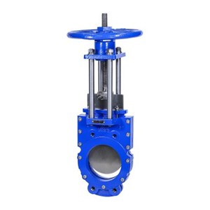 Ductile Iron Knife Gate Valve, GGG40, DN100, PN10, FBE Coated