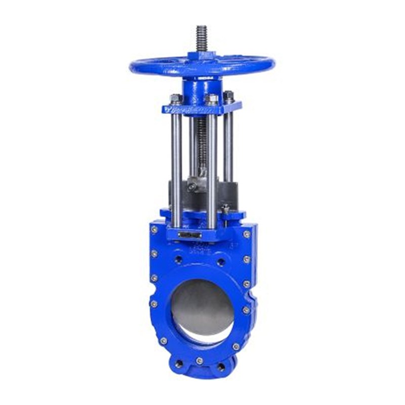 Ductile Iron Knife Gate Valve, GGG40, DN100, PN10, FBE Coated