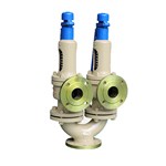 Duplex Spring Safety Valve, API 526, ASTM A216 WCB, DN50, RF