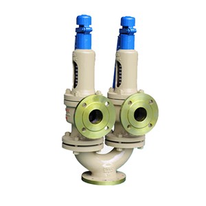 Duplex Spring Safety Valve, API 526, ASTM A216 WCB, DN50, RF