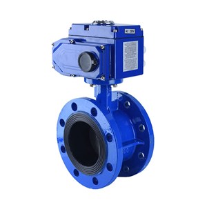 Electric Actuated Butterfly Valve, API 609, DI, DN100, PN16