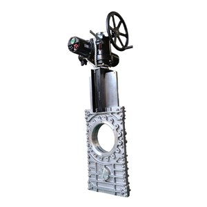 Electric Actuated Knife Gate Valve, A351 CF8, 16 IN, CL150