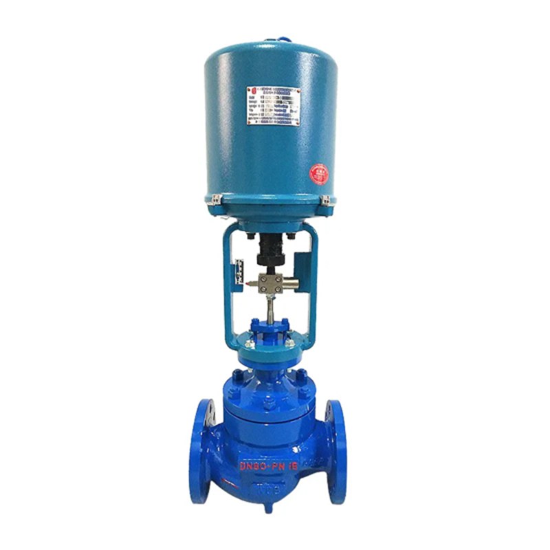 Electric Control Valve, ASTM A216 WCB, DN80, PN16, RF