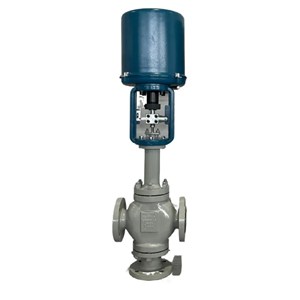 Electric Three Way Control Valve, ASTM A216 WCB, 2 IN, CL150