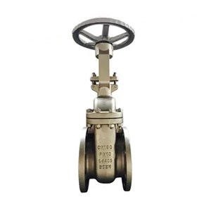EN 1.4408 Gate Valve, DIN 3352 F4, DN100, PN10, Rising Stem