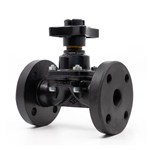 EPDM Lined Diaphragm Valve, BS 5156, GGG40, 1-1/2 IN, 150 LB