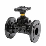 EPDM Lined Diaphragm Valves, BS 5156, Ductile Iron, DN50, RF