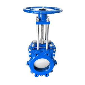 FBE Coated Knife Gate Valve, Ductile Iron GGG40, DN150, PN10