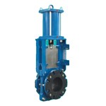 Flanged Slurry Knife Gate Valve, Ductile Iron GGG40, 4 Inch