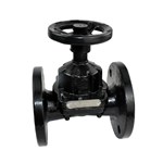 Fluorine Lined Diaphragm Valve, BS 5156, WCB, DN50, PN10