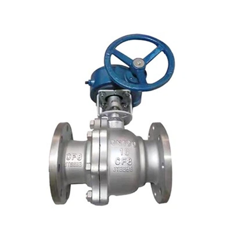 Gearbox Floating Ball Valve, API 6D, A216 WCB, DN100, PN16
