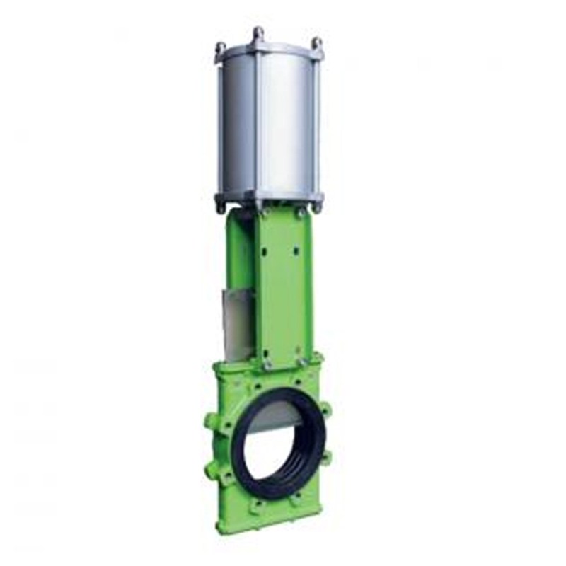 GGG40 Slurry Knife Gate Valves, 3 IN, CL150, DN80, Pneumatic