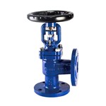 GS-C25 Angle Globe Valve, DIN 3356, DN50, PN16, Bellows Seal