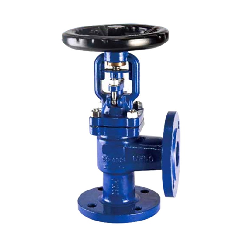 GS-C25 Angle Globe Valve, DIN 3356, DN50, PN16, Bellows Seal
