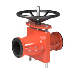 Heavy Duty Pinch Valve, Cast Iron, Carbon Steel, 1-40 Inch