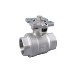 High Platform Ball Valve, ASTM A351 CF8, 11/2 IN, 1000 PSI