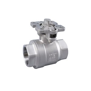 High Platform Ball Valve, ASTM A351 CF8, 11/2 IN, 1000 PSI