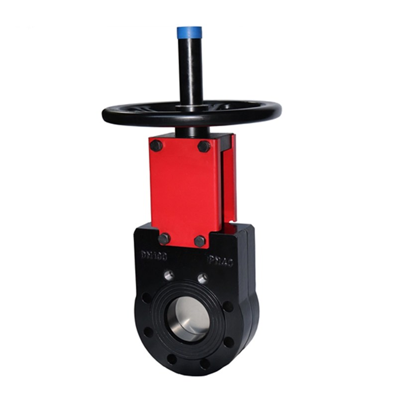 High Pressure Knife Gate Valve, A216 WCB, DN100, PN40, Wafer