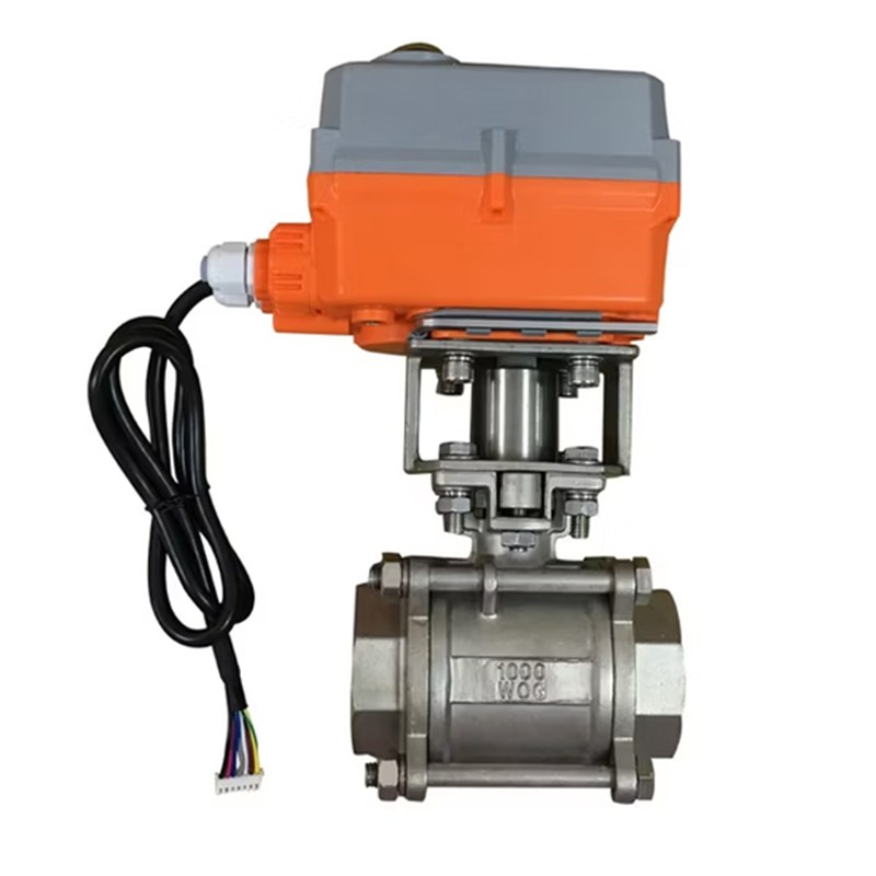 High Quality Oil/Gas/Air/Water Electric Ball Valve, Electric Actuator, 1000WOG, Motorised Ball Valve