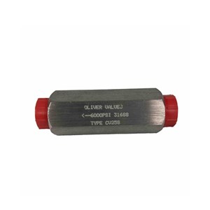 Hydraulic Check Valve, ASTM A182 F316L, 6000PSI, BSP