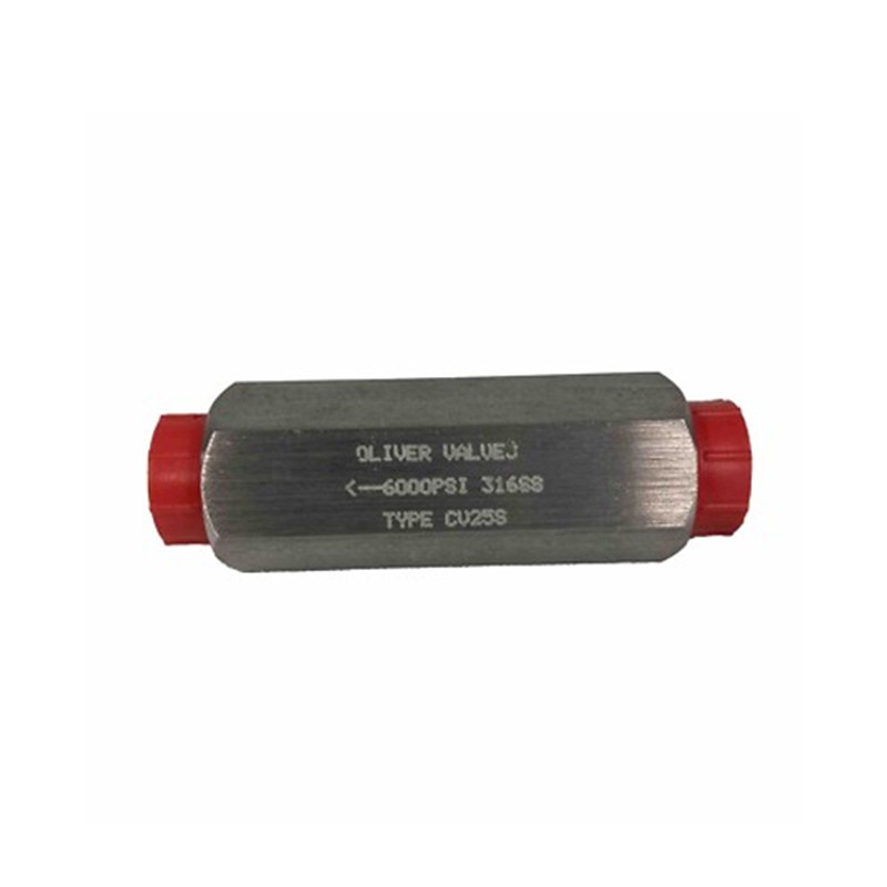 Hydraulic Check Valve, ASTM A182 F316L, 6000PSI, BSP