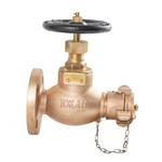 JIS F7334 Hose Globe Valve, Bronze BC6, 40A, 10K, 1-1/2 Inch