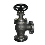 JIS SC480 Angle Globe Valve, JIS F7475, 32A, 30K, 1-1/4 Inch