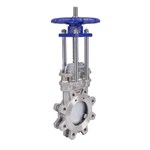 Lugged Knife Gate Valve, A351 CF8M, DN100, PN10, Rising Stem