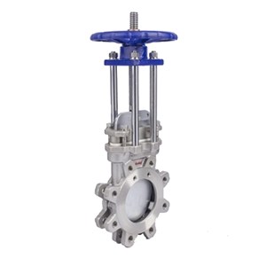 Lugged Knife Gate Valve, A351 CF8M, DN100, PN10, Rising Stem