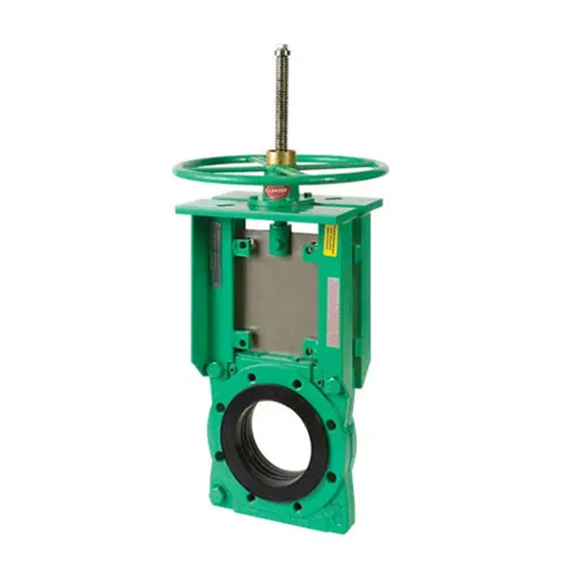 Manual Slurry Knife Gate Valve, Ductile Iron GGG40, 6 Inches
