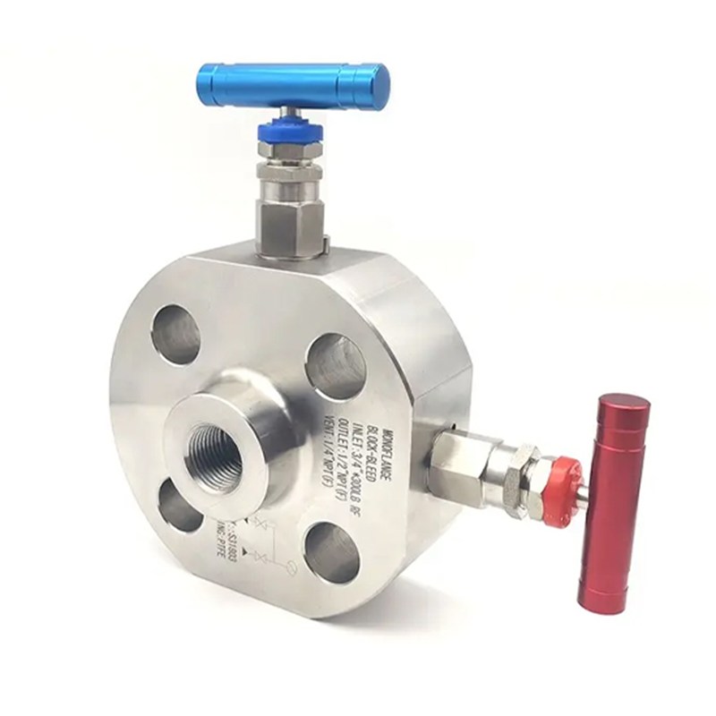 Monoflange Needle Valve, SS 316, CL600, DBB, RTJ * FNPT Ends