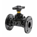 MSS SP-88 Diaphragm Valve, Ductile Iron GGG40, DN32, PN16, RF