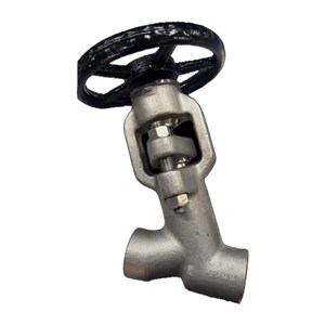 One Piece Y Globe Valve, A182 F22, 3/4 IN, 2680 LB, BW, PSB