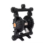 Pneumatic Actuated Diaphragm Pump, Aluminum Alloy, Threaded