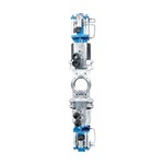 Pneumatic Actuated Knife Gate Valves, A351 CF8M, DN50, PN10