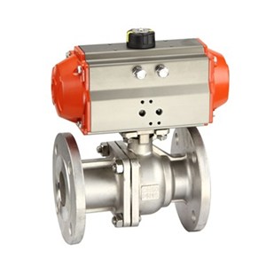 Pneumatic Actuated Plug Valve, API 599, CF8, DN50, PN16