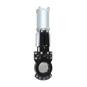 Pneumatic Knife Gate Valve, Ductile Iron GGG40, 4 IN, CL150