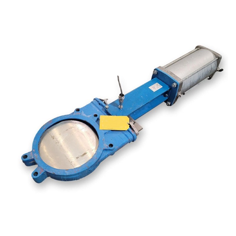 Pneumatic Knife Gate Valve, GGG40, DN350, PN10, 14 IN, CL150