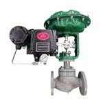 Pneumatic Single Seat Control Valve, WCB, 1-1/4 Inch, 150 LB