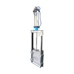 Pneumatic Square Slide Gate Valve, Carbon, Stainless Steel